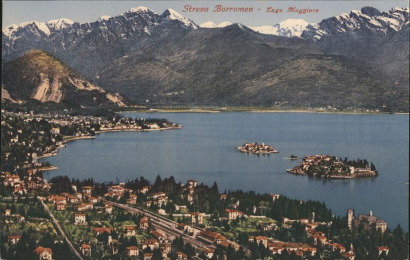 Stresa Borromeo, Lago Maggiore, Borromean Islands View Italy
