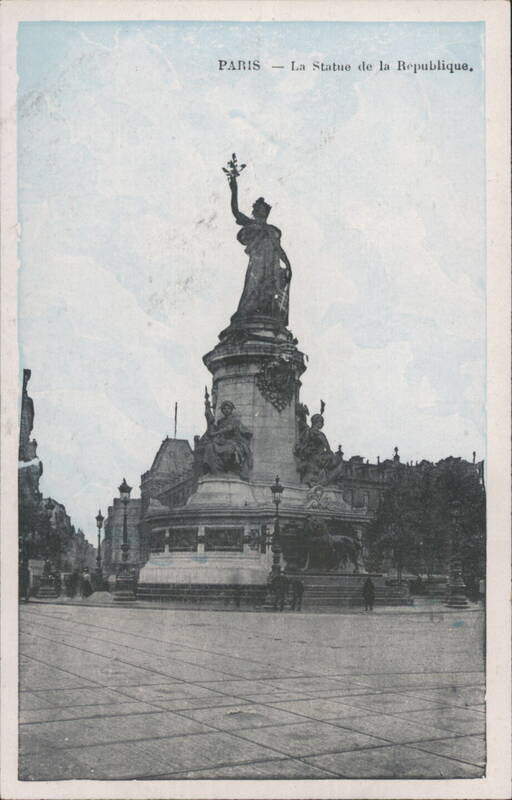 La Statue de la Republique, Paris France