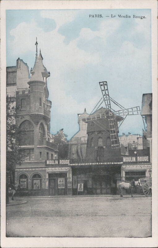 Moulin Rouge Windmill, Paris France
