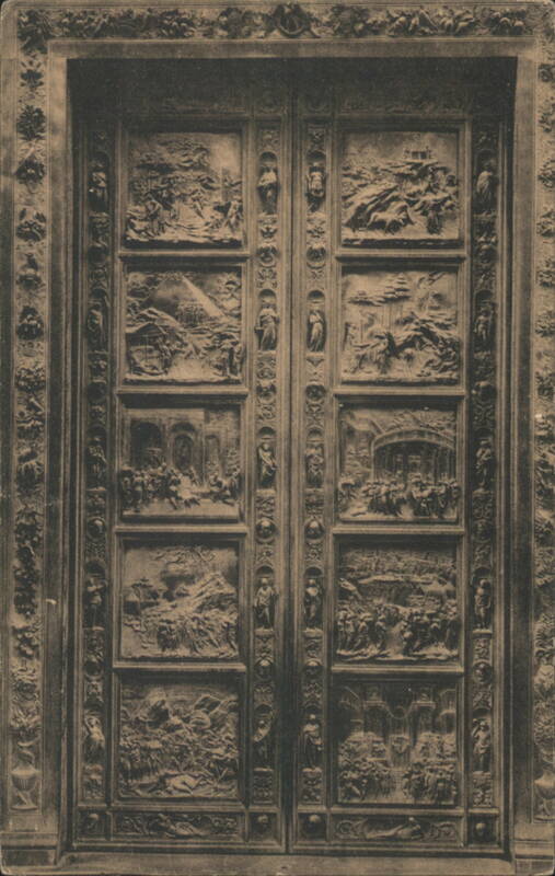 Florence Baptistery East Bronze Doors, Gates of Paradise Italy