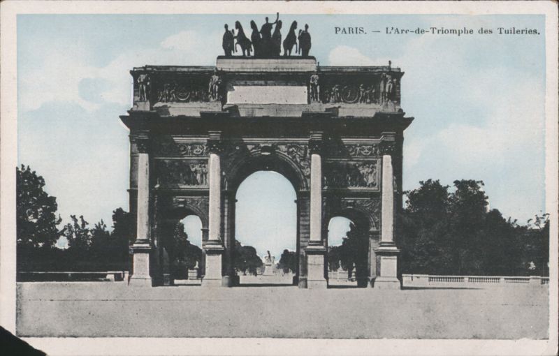 Arc de Triomphe des Tuileries, Paris France