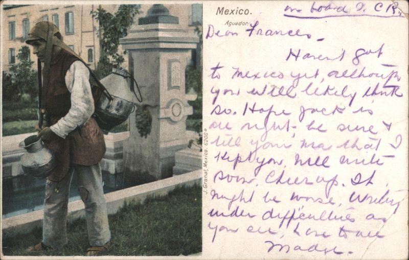 Mexican Aguador by Stone Fountain Mexico