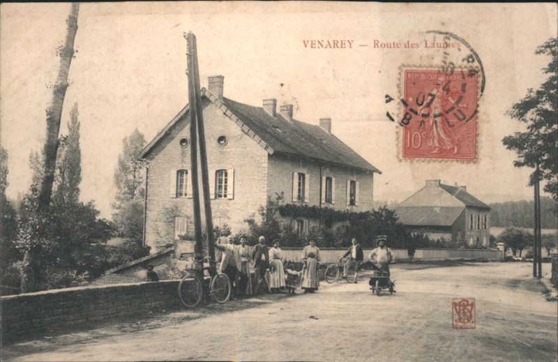 Venarey Route des Laumes, People & Bicycles Venarey-les-Laumes France