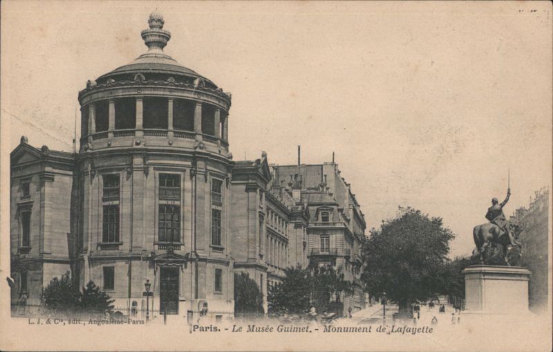 Musée Guimet & Monument de Lafayette, Paris France