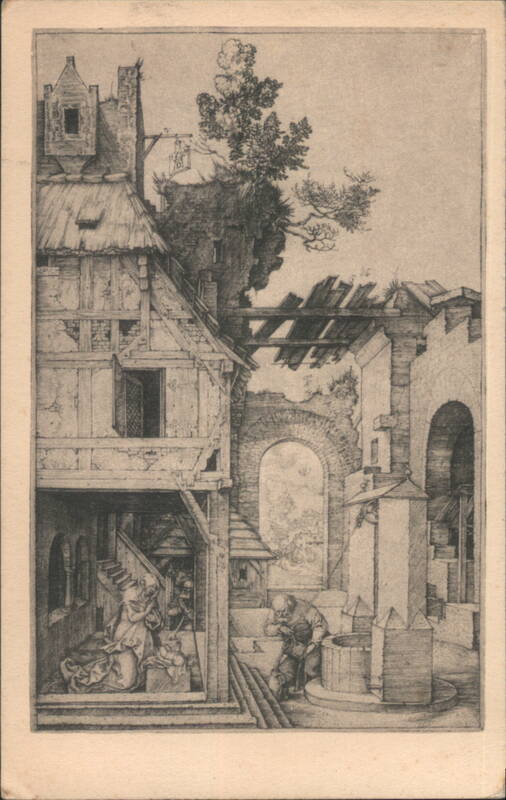 The Nativity Engraving by Albrecht Dürer Madonna & Child