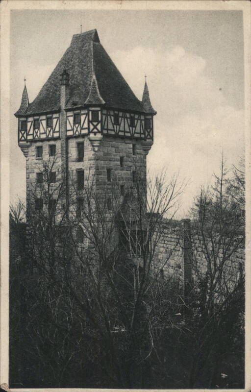 Burg Abenberg Tower, D.J.H., Half-Timbered Roof Germany