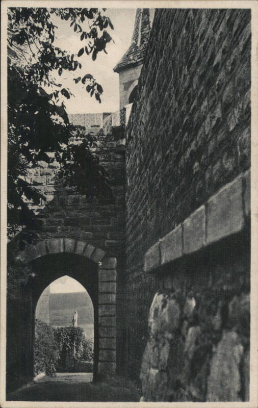 Abenberg Castle Archway and Wall Germany