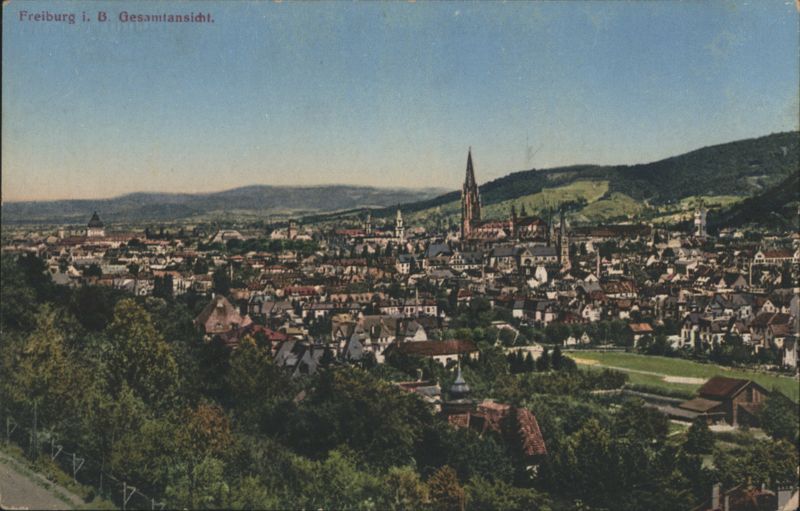 Freiburg im Breisgau General View Germany