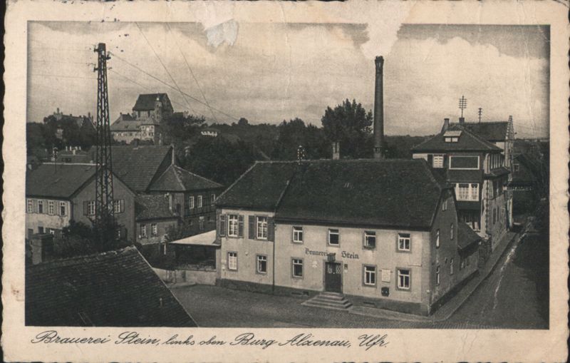 Brauerei Stein & Burg Miltenau, Ufr. Miltenberg Germany