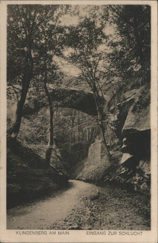 Klingenberg am Main, Entrance to the Gorge Germany