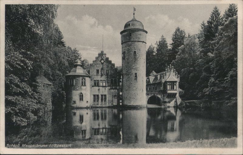 Schloß Mespelbrunn Castle in Spessart Germany