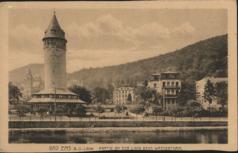Bad Ems an der Lahn, Partie beim Wasserturm Germany
