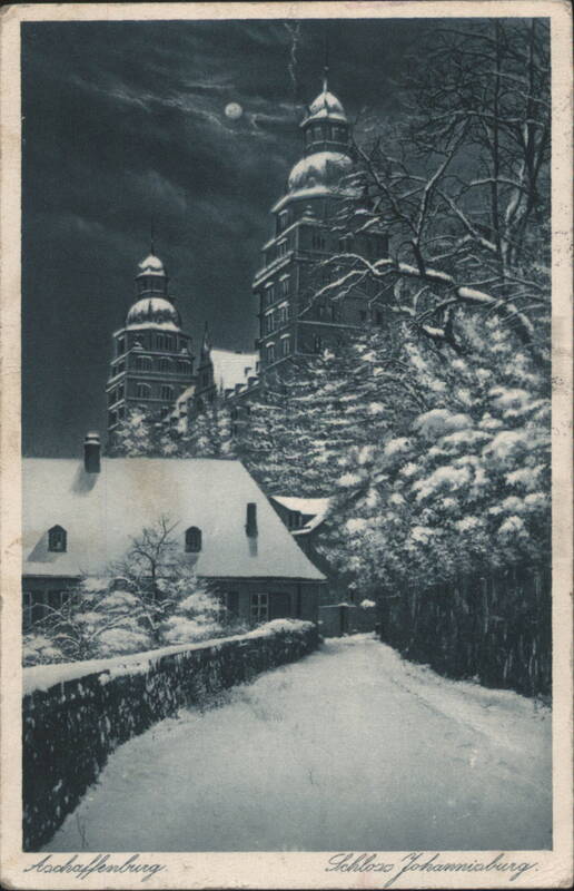 Schloss Johannisburg, Aschaffenburg - Winter Night Germany