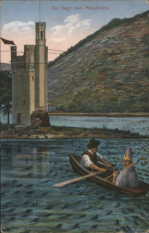 Die Sage vom Mäuseturm - Bingen, Germany E. Büttner
