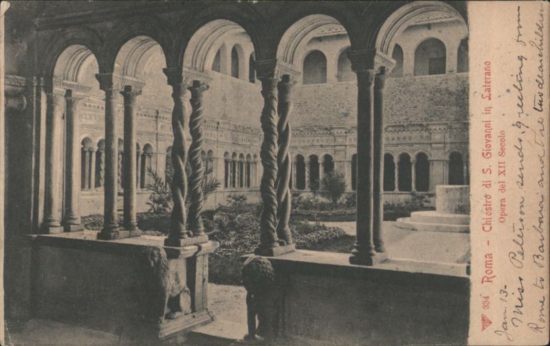 Chiostro di S. Giovanni in Laterano, Rome Italy