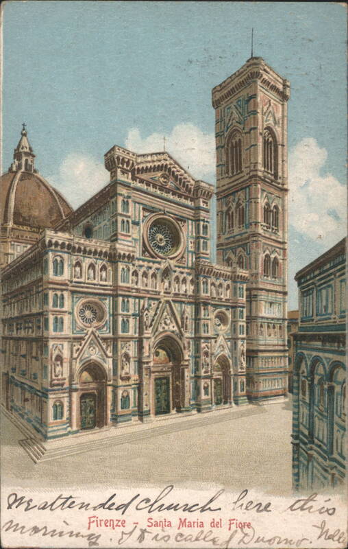 Florence Cathedral & Giotto's Bell Tower, Santa Maria del Fiore Italy