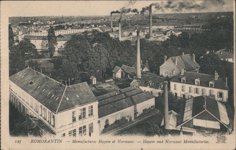 Romorantin Hayem & Normant Manufactories France Jhot.
