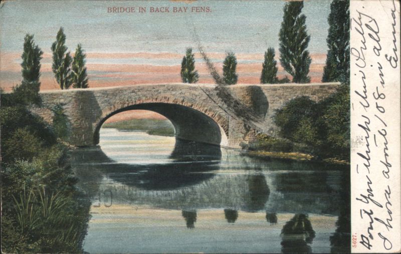 Bridge in Back Bay Fens, Boston Massachusetts