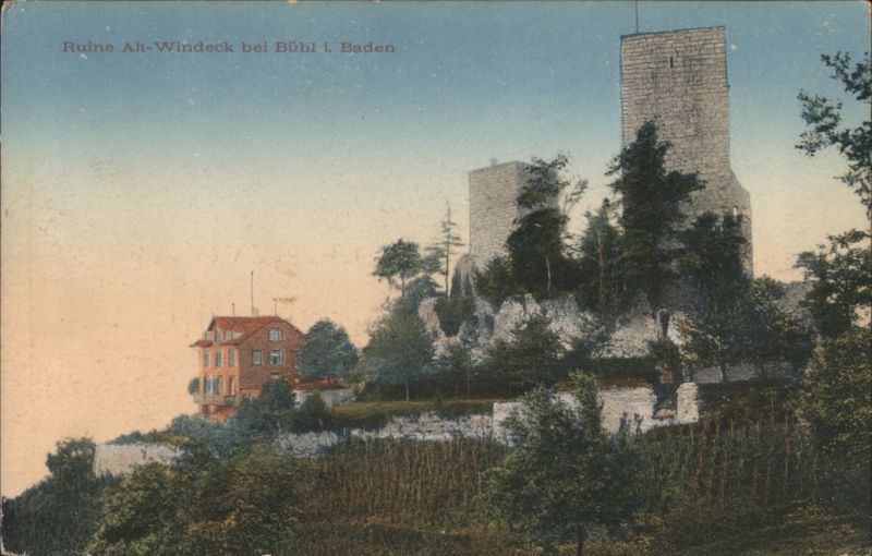 Alt-Windeck Castle Ruins, Bühl, Baden Germany