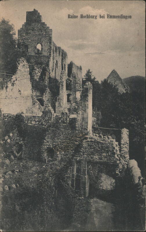 Ruine Hochburg bei Emmendingen Germany