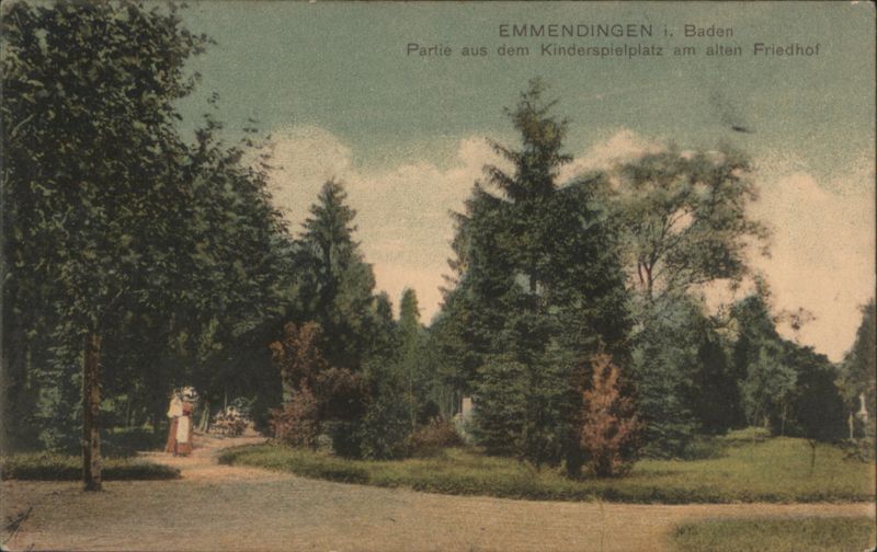 Emmendingen, Baden - Children's Playground Old Cemetery Germany