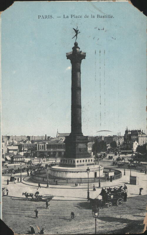 Place de la Bastille, July Column, Paris France