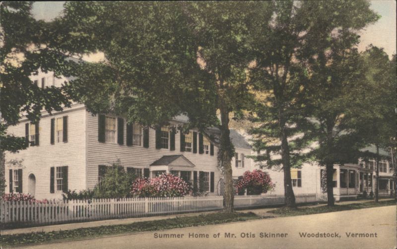 Summer Home of Mr. Otis Skinner, Woodstock Vermont