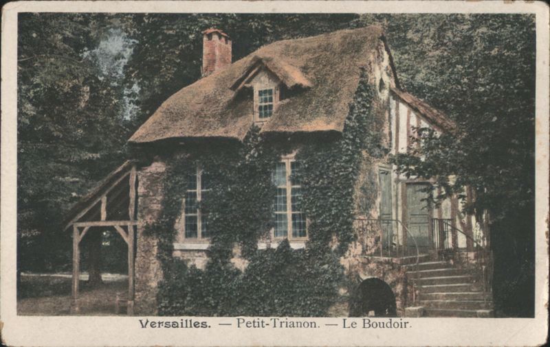 Versailles Petit-Trianon Le Boudoir Thatched Cottage France