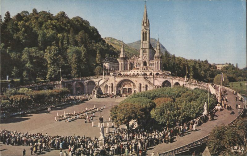 Lourdes Basilica, The Sick and the Cross Way France