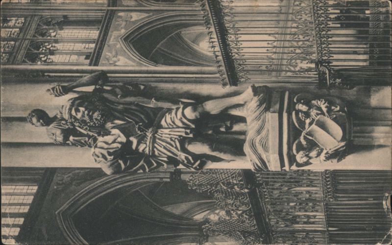 Cologne Cathedral Interior, St. Christopher Statue Germany