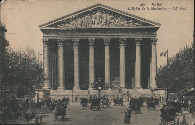 L'Eglise de la Madeleine, Paris France