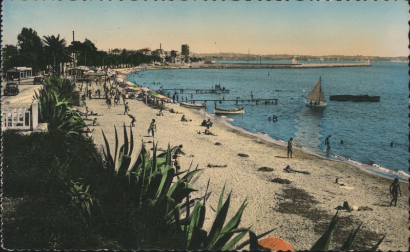 Golfe-Juan Beach View, La Cote d'Azur France