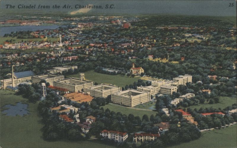 The Citadel from the Air, Charleston, SC South Carolina