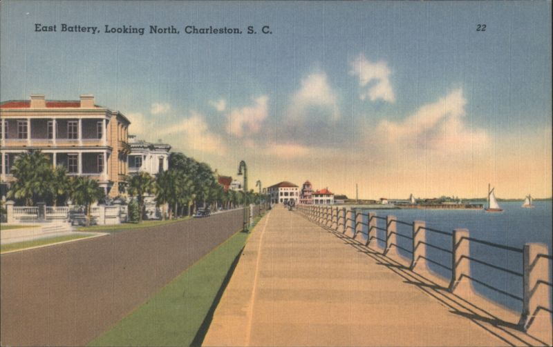 East Battery, Looking North, Charleston, SC South Carolina