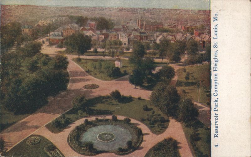 Reservoir Park, Compton Heights, St. Louis Missouri