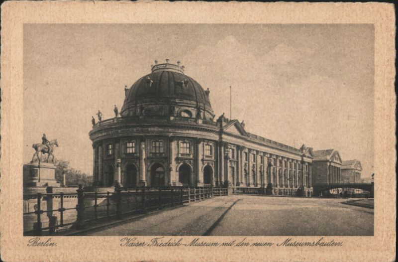 Kaiser Friedrich-Museum with New Museum Buildings Berlin Germany