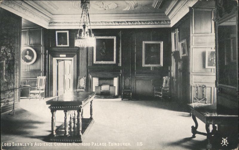 Lord Darnley's Audience Chamber, Holyrood Palace Edinburgh Scotland
