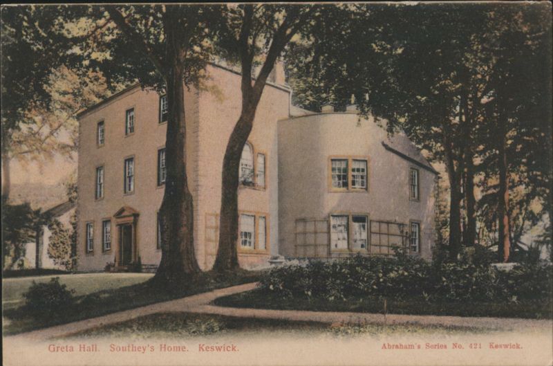 Greta Hall, Southey's Home, Keswick England Cumbria