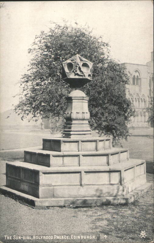 Sun-Dial, Holyrood Palace, Edinburgh Scotland