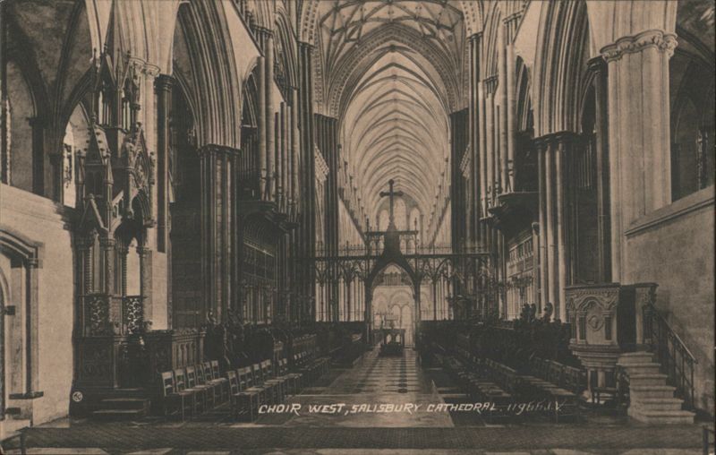 Salisbury Cathedral, Choir West Interior United Kingdom