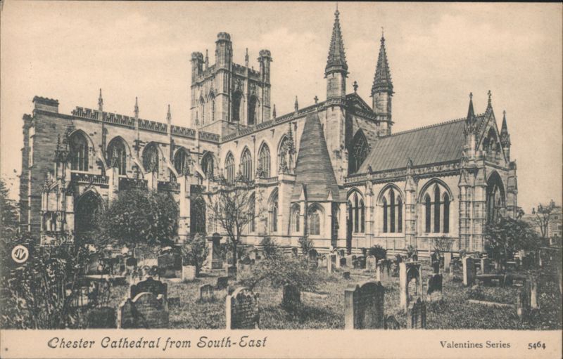 Chester Cathedral from South-East United Kingdom Cheshire