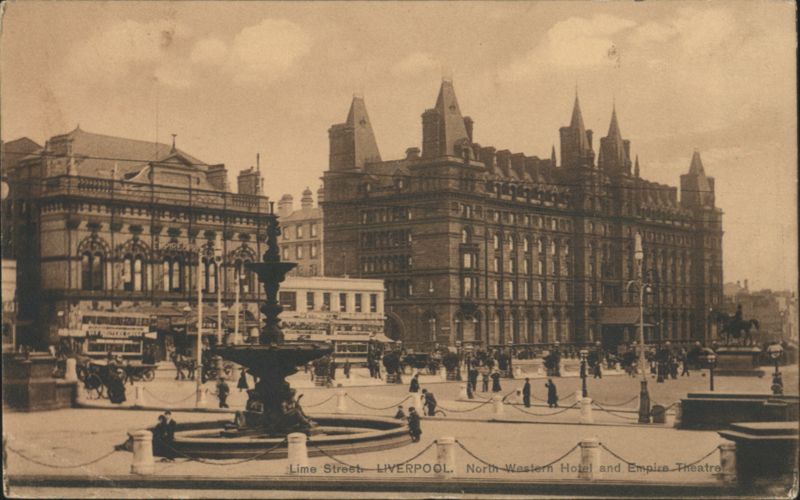 Lime Street, North Western Hotel & Empire Theatre Liverpool United Kingdom
