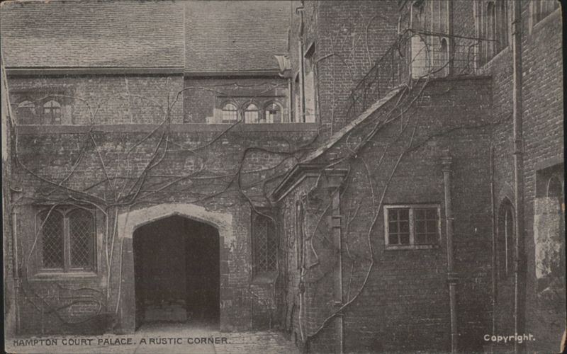 Hampton Court Palace, A Rustic Corner London United Kingdom