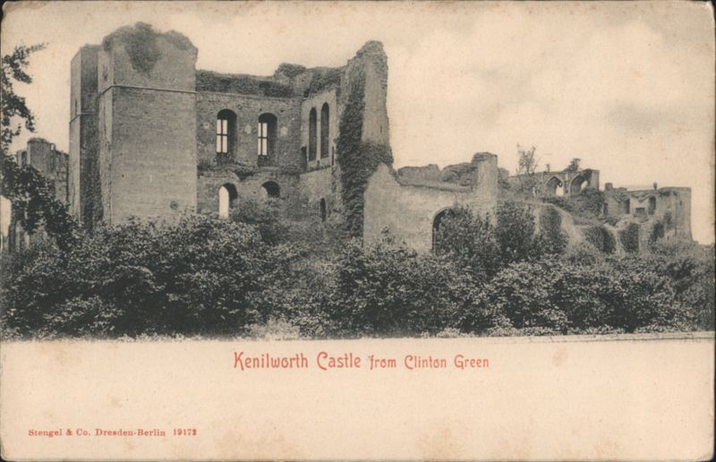 Kenilworth Castle from Clinton Green England