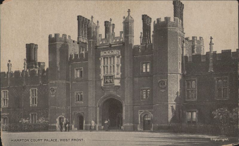 Hampton Court Palace. West Front. United Kingdom