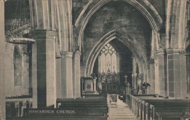 Hawarden Church Interior United Kingdom