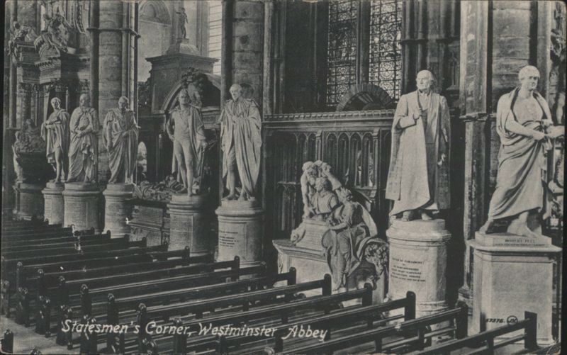 Statesmen's Corner, Westminster Abbey London United Kingdom