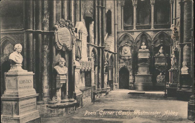 Poet's Corner (East), Westminster Abbey London United Kingdom