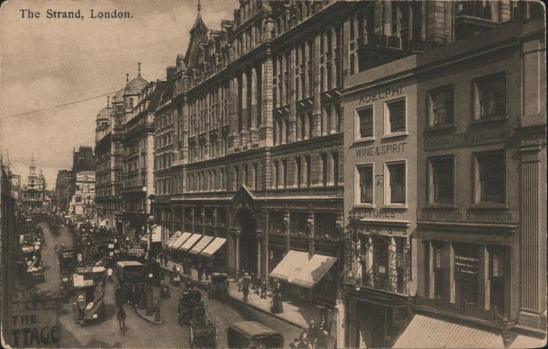 The Strand, London - Famous Thoroughfare England