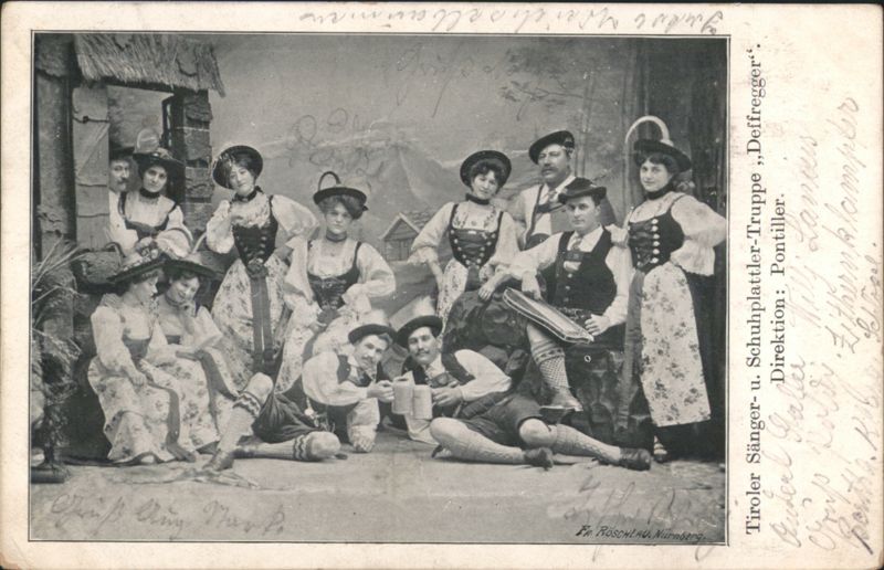 Tiroler Sänger u. Schuhplattler-Truppe Deffregger